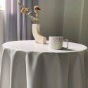 Nordic ins style solid leather tablecloth waterproof oil proof washfree tablecloth round table cover cloth round tablecloth 
