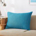 Solid color waist pillow sofa pillow thickened linen cushion living room large 607080 rectangular pillow headboard 