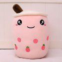 Simulated fruit milk tea cup pillow plush toy large pearl milk tea doll doll gift cross-border trade 