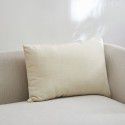 Solid color waist pillow sofa pillow thickened linen cushion living room large 607080 rectangular pillow headboard 
