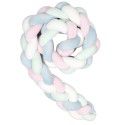 Ins Nordic children's room decoration DIY weave fried dough twist bed surround Danish Knot long tie ball pillow 