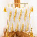 Amazon New Bohemian Geometric Tufted Pillow Case Home Fringe Cushion Home Stay Simple Waist Pillow 