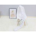 Ins Nordic children's room decoration DIY weave fried dough twist bed surround Danish Knot long tie ball pillow 