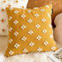 Nordic luxury ins retro chessboard style pillow, thousand bird style pillow case, sofa, living room, model room, bedside pillow 