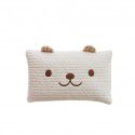Ins cute embroidered bear pillow can be embroidered bear pillow pillow children's room photo props 