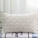Retro Bohemian Throw Pillow Handwoven Throw Pillow Sofa Cushion Cover Throw Pillow Cover Knitted Tassel Bedroom Waist Pillow 