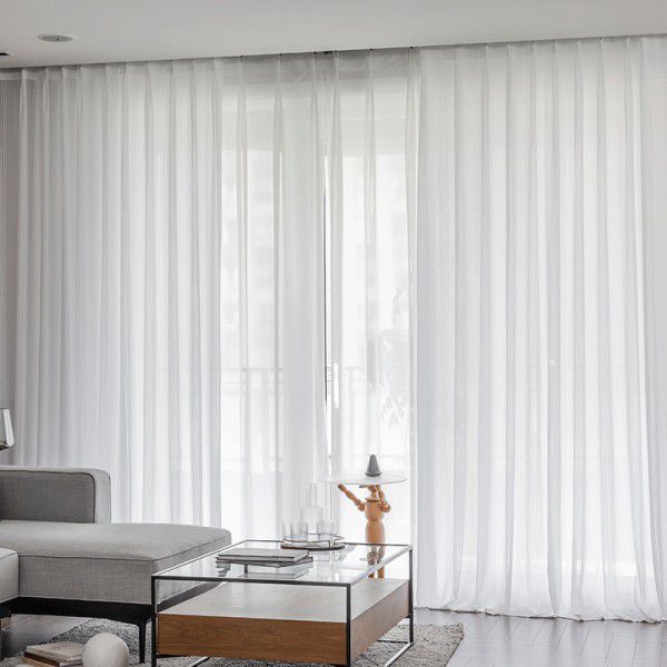 Top selling striped yarn in the office, dream curtain, hundred leaves, sunshine, light tight, simple Northern European window curtain