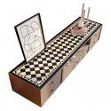 Chessboard TV cabinet mat Light luxury porch cabinet mat Table cloth Tea table mat Shoe cabinet table top waterproof oil proof table mat 