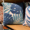 Support large customized American plant leaves, towel embroidery, pillow quality furniture, living room embroidery, cushion 3050 