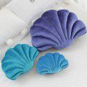 Japanese franc shell style plush throw pillow ins Nordic decorative sofa pillow cushion bed cushion 