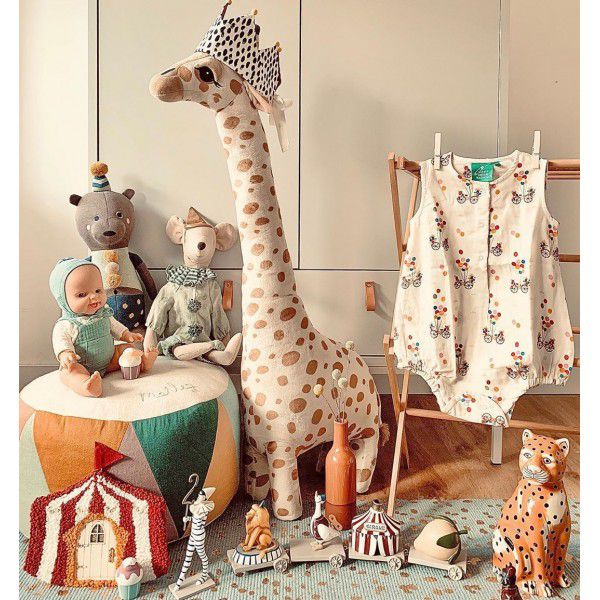 Ins New Nordic Creative Lovely Giraffe Doll Plush Toy Throwing Pillow Doll Sleeping Throwing Pillow Can Stand 