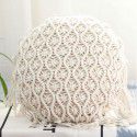 Retro Bohemian Throw Pillow Handwoven Throw Pillow Sofa Cushion Cover Throw Pillow Cover Knitted Tassel Bedroom Waist Pillow 