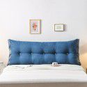 Korean velvet bedside cushion simple lace type bed back removable washable non deformable large pillow double soft bag 