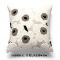 Nordic luxury ins retro chessboard style pillow, thousand bird style pillow case, sofa, living room, model room, bedside pillow 