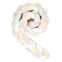Ins Nordic children's room decoration DIY weave fried dough twist bed surround Danish Knot long tie ball pillow 