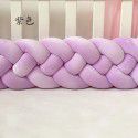 Ins braided strip knotting four strand fried dough twist braid bed surround pillow kont ball children anti-collision strip wholesale 