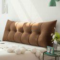 Bed back, bedside cushion, pillow, rectangular large backrest, sofa, waist protector, soft bag, bedroom tatami, removable and washable 