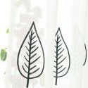 Package mail, light transmission, hazy transmission, screen curtain, small and fresh embroidered screen, dense white screen curtain, bedroom, floating window, balcony