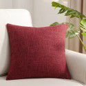 Manufacturer's direct sales of solid color linen cushion sofa bed cushion plain color thickened cushion cushion cushion cushion pillow cover 
