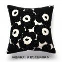 Nordic luxury ins retro chessboard style pillow, thousand bird style pillow case, sofa, living room, model room, bedside pillow 