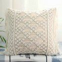 Retro Bohemian Throw Pillow Handwoven Throw Pillow Sofa Cushion Cover Throw Pillow Cover Knitted Tassel Bedroom Waist Pillow 