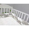 Ins braided strip knotting four strand fried dough twist braid bed surround pillow kont ball children anti-collision strip wholesale 