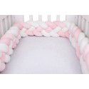 Ins braided strip knotting four strand fried dough twist braid bed surround pillow kont ball children anti-collision strip wholesale 