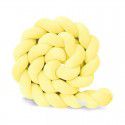 Ins Popular Danish Knitted Long Knot Throw Pillow kont Ball Three Strand fried dough twist Braid Baby Bed Anti collision Bed Circumference 