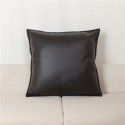 Science and technology cloth light luxury Nordic square bedroom sofa cushion cushion modern simple cushion waist pillow solid orange large cushion