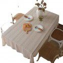 Cloth Dad American style pastoral crochet cover table cloth woven tablecloth hollowed out tablecloth tassel table mat spot wholesale 