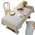 Cloth Dad Table Cloth Pastoral Cotton Linen Daisy Printing Rectangular Table Cloth Tea Table Cover Cloth Tassel Table Cloth Factory 