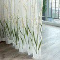 Package mail, light transmission, hazy transmission, screen curtain, small and fresh embroidered screen, dense white screen curtain, bedroom, floating window, balcony