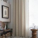Lexuan Xiu New Product Curtain Finished Products Wholesale Hollow out Splicing American Kitchen Curtain Semi Blackout Curtain Tassel Curtain Cloth