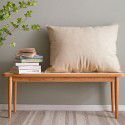 Nordic luxury leather sofa pillow cover sitting room cushion pillow oversize rectangular waist pillow simple 