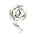 Ins Nordic children's room decoration DIY weave fried dough twist bed surround Danish Knot long tie ball pillow 