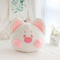 Cartoon Doodle Meow Car Head Restraint Neck Guard Car Decoration Nap Pillow Waist Pillow Cute Hand Covering Plush Throw Pillow 