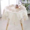 Cotton and linen European luxury lace oil proof table cloth table flag tablecloth suit satin jacquard fabric lace tablecloth