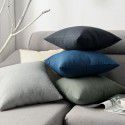 Pillow cover thickened color simple pillow sitting room sofa cushion office bedside cloth waist pillow back 