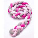 Ins braided strip knotting four strand fried dough twist braid bed surround pillow kont ball children anti-collision strip wholesale 