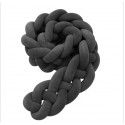 Ins braided strip knotting four strand fried dough twist braid bed surround pillow kont ball children anti-collision strip wholesale 
