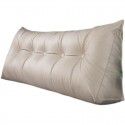 Nordic triangle bedside cushion large backrest tatami soft bag removable washable bed pillow waist protection sofa backrest cushion 