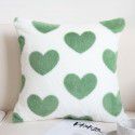 Spring New Love Pillow Cover Net Red Flower Cushion Cover Living Room Sofa Bed Pillow White Cloud Waist Pillow 