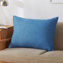 Solid color waist pillow sofa pillow thickened linen cushion living room large 607080 rectangular pillow headboard 