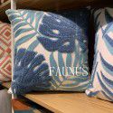 Support large customized American plant leaves, towel embroidery, pillow quality furniture, living room embroidery, cushion 3050 
