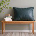 Nordic luxury leather sofa pillow cover sitting room cushion pillow oversize rectangular waist pillow simple 