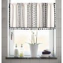 Yimanqi window curtain spring flower printing half curtain door curtain coffee curtain kitchen washstand cabinet dust curtain