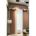 Pure color modern simplicity Nordic network red herringbone pattern chenille curtain finished living room bedroom window shade