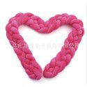 Ins braided strip knotting four strand fried dough twist braid bed surround pillow kont ball children anti-collision strip wholesale 