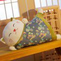 Japanese Lucky Cat Throwing Pillow and Quilt Dual purpose Sofa, Living Room Backrest Cushion, Waist Cushion, One Piece Issued for Spot Wholesale 