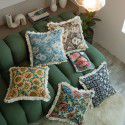 Yimanqiyun American Jacquard Multicolor Sofa Throwing Pillow Bedhead Cushion Living Room Throwing Pillow Chair Car without Core 